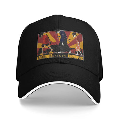 Samurai Champloo: Fuu Jin And Mugen  Baseball Cap  Women Print Hip Hop Hats Summer Stylish Outdoor Sports Snapback Cap