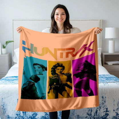 Cute Kpop Demon Hunter tapestry,kpop Fun Gift,cozy K-pop Demon Hunters Huntrix tapestry,anime Inspired Huntrix Inspired tapestry