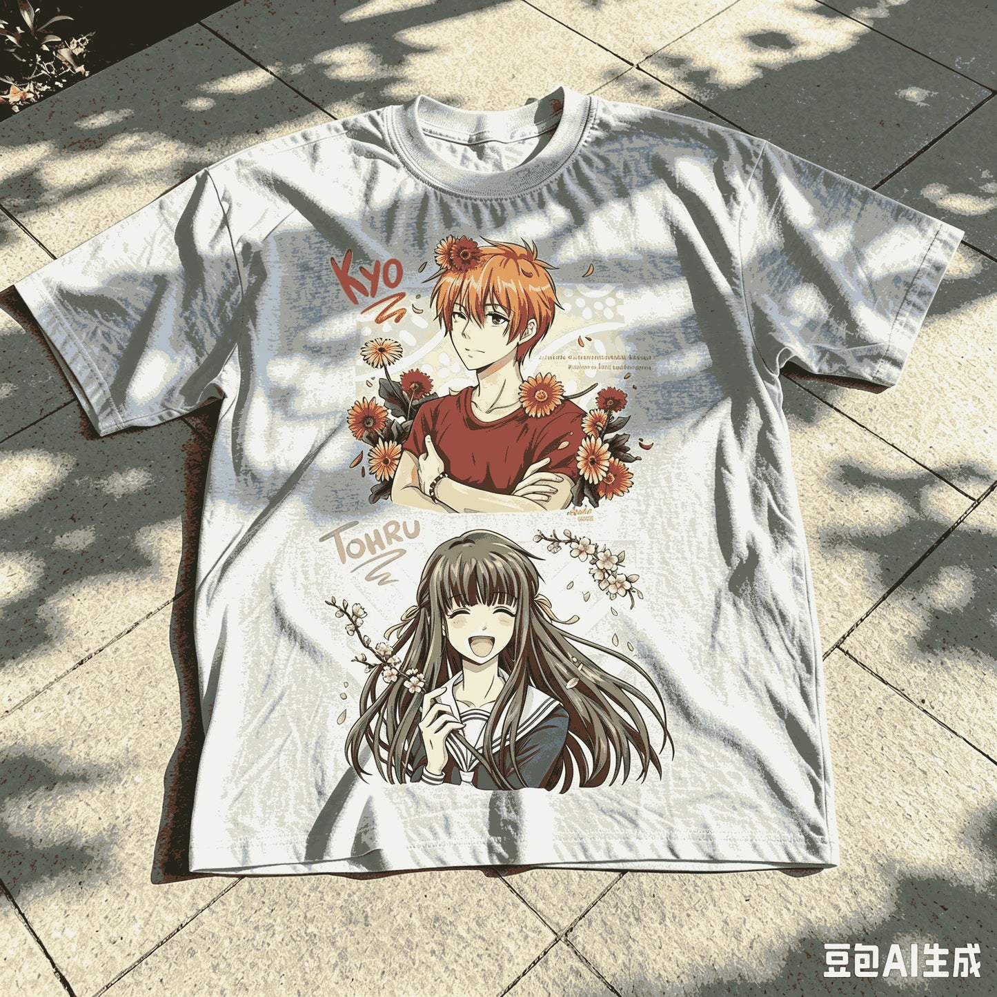 Fruits Basket: Anime Lover T-shirt Oversized Unisex Streetwear Trendy Cotton Print T-shirts for Men Women Fashion Breathable soft