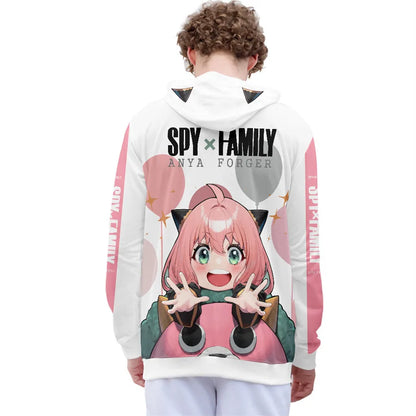 Spy X Family: D Teens Boys Tops Girls Cartoon Harajuku Hoodie Streetwear Japan Anime Spy X Family Anya Forger Cosplay Hoodies Sweatshirt