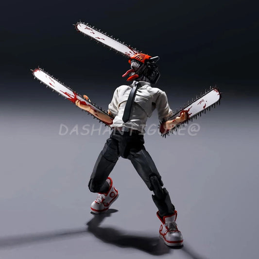 Chainsaw Man:15cm Anime Shf  Denji Action Figure Joint Mobility PVC Collection Electric Saw Demon Figures Model