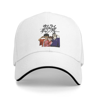 Samurai Champloo: Casual Baseball Cap Main Characters Trucker Hat For Female Male Dropshipping Street Style Baseball Caps