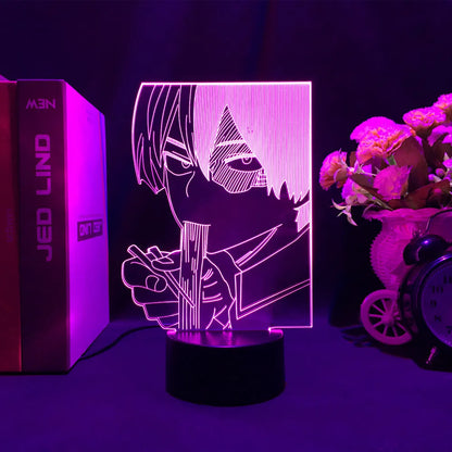 My Hero Academia: Nightlight Midoriya Todoroki Bakugou Action Figure For Kids Child Led Acrylic Stand Gift