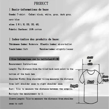 Kaiju No. 8: Animation Derivatives Pattern Printed Short Sleeve T-Shirt Men's and Women's 2025 Summer New Fashion Cotton Top