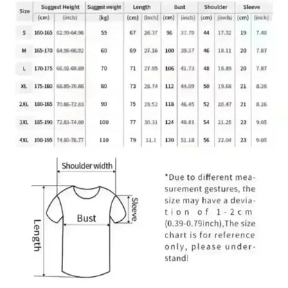 Dragon Ball: Animation T-Shirt Men's Summer New Double-Sided Printing Loose Casual Harajuku Trendy Short Sleeve Parent-child Top