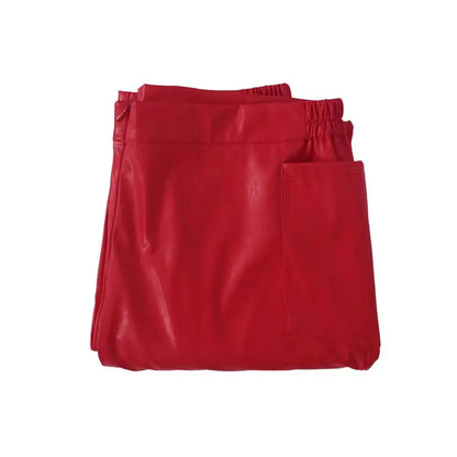 Akira: Shotaro Kaneda Men Cosplay Costume Capsule Embroidered Red Leather Biker Jacket Halloween Party Full Set Outfit