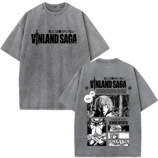 Vinland Saga: Manga Thorfinn Karlsefni T Shirt Men's Women Summer Fashion Casual O-Neck Oversized T-shirts