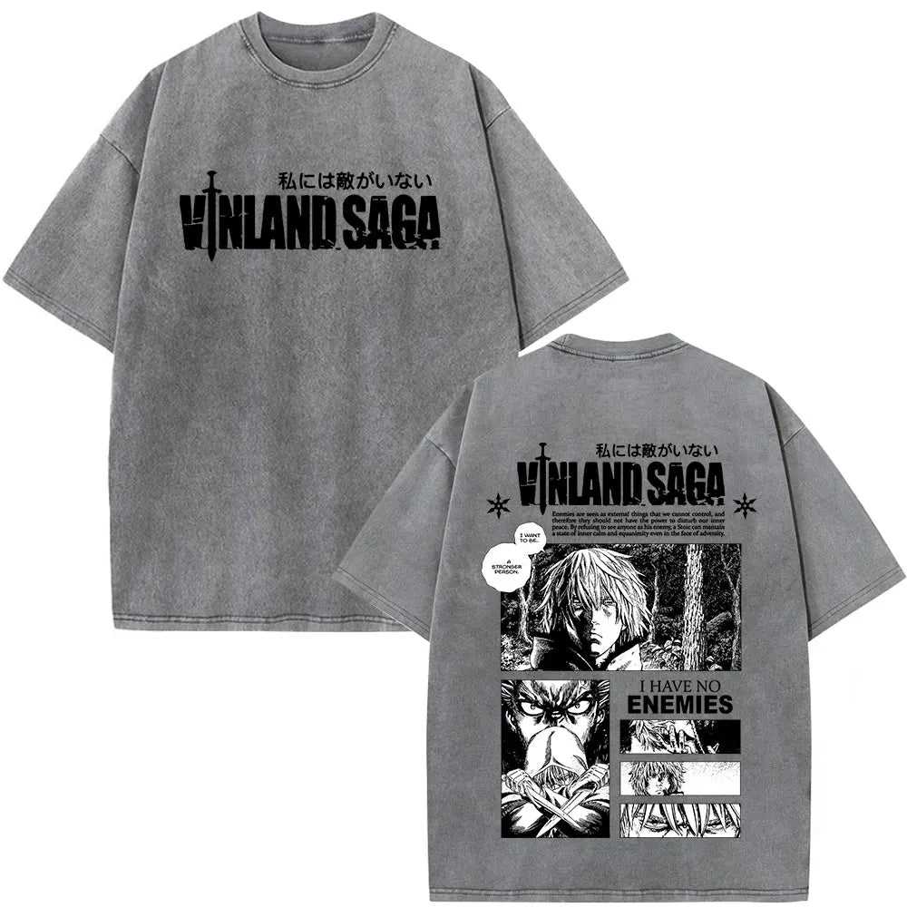 Vinland Saga: Manga Thorfinn Karlsefni T Shirt Men's Women Summer Fashion Casual O-Neck Oversized T-shirts
