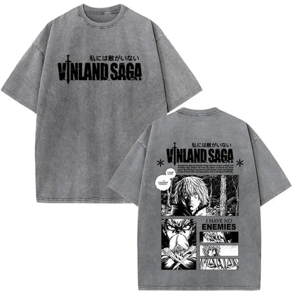 Vinland Saga: Manga Thorfinn Karlsefni T Shirt Men's Women Summer Fashion Casual O-Neck Oversized T-shirts