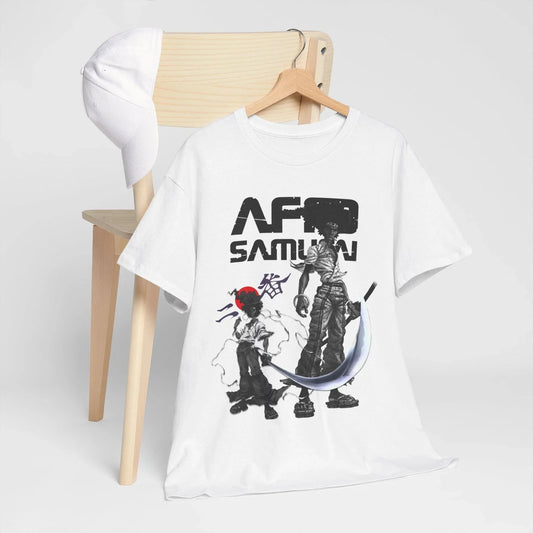 Afro Samurai :Unisex T-shirt Afro Samurai Japanese Ninja Anime Manga, Men's Round Neck Short Sleeved Shirt