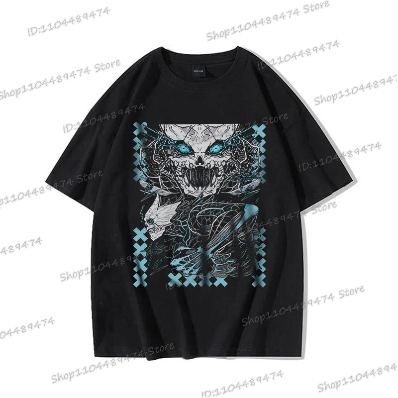 Kaiju No 8: Graphic T Shirt Casual Fashion Short Sleeve Cotton Shirt Soshiro Hoshina Funny Men Women Manga Tshirt