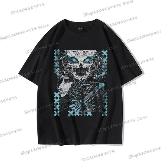 Kaiju No 8: Graphic T Shirt Casual Fashion Short Sleeve Cotton Shirt Soshiro Hoshina Funny Men Women Manga Tshirt