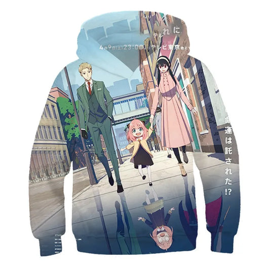 Spy x Family: (KIDS) Hoodies Sweatshirt Movie Style Spy Play House Pullover