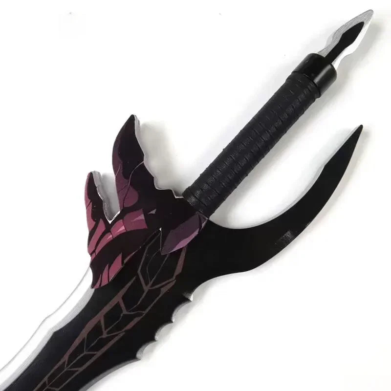 Solo Leveling: Cospaly Prop Cheng Xiaoyu Sword Knight Killer Katanan Fangs Samurai PU/ Wooden Weapon Cospaly Toy Boys
