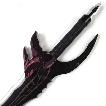 Solo Leveling: Cospaly Prop Cheng Xiaoyu Sword Knight Killer Katanan Fangs Samurai PU/ Wooden Weapon Cospaly Toy Boys