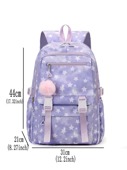 KPop Demon Hunters: Student Backpack Large Capacity Schoolbag Teenagers Student Backpack Women's Travel Laptop Bagpack