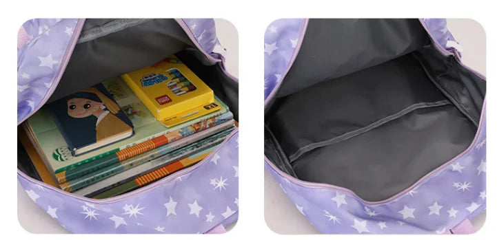 KPop Demon Hunters: Student Backpack Large Capacity Schoolbag Teenagers Student Backpack Women's Travel Laptop Bagpack