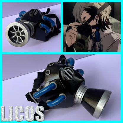 Gachiakuta:  Riyo Rudo Tamsy Zanka Enjin Cosplay Mask Gas Mask Props Punk Gothic Anime Character Prop Tactical Respirator