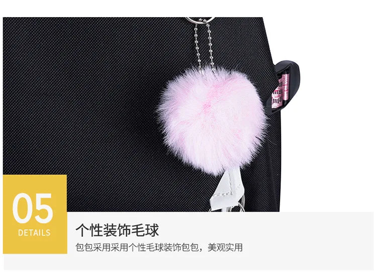 KPop Demon Hunters Fashion Backpack for Boys Girls Anime Cartoon Schoolbag Students Large Capacity Book Stationery Storage Bag