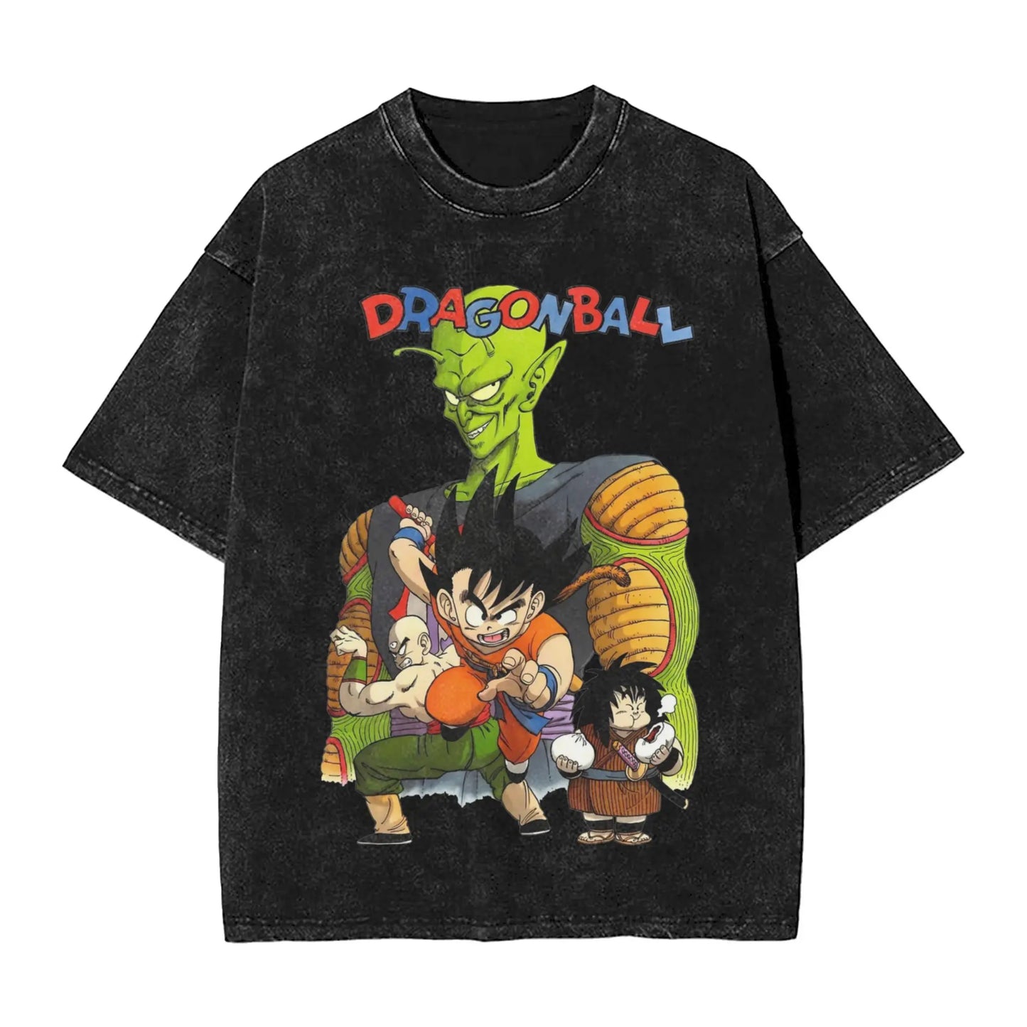 Dragon Ball: 2026 Master Roshi  Printed T-shirt Men's and Women's Washed T-shirt High Quality Vintage Cotton T-shirt Harajuku Tops