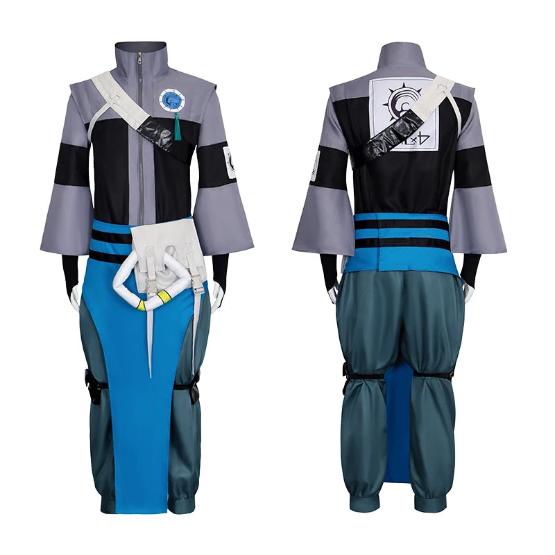 Gachiakuta: Zanka Nijiku Cosplay Costume Set Anime Style Battle Attire Disguise Role Playing Halloween Costume