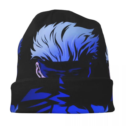 Jujutsu Kaisen: Gojo Satoru Unisex Cycling Brimless Urinal Hat Gojo Knitted Hat For Men And Women Casual Creative