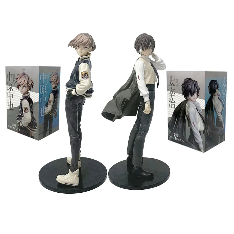 Bungo Stray Dogs:  7-22cm Dazai Osamu Noodles Press Figure Japanese Cartoon Figurines Collection Cute Toys