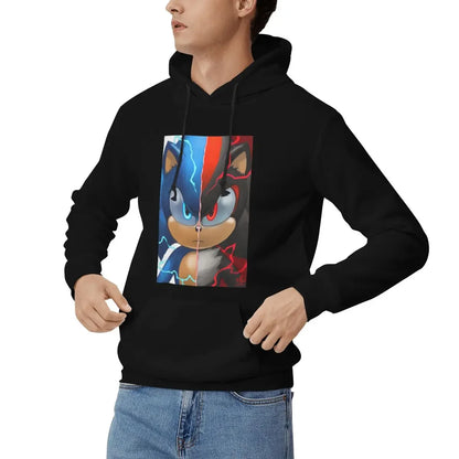 Sonic the Hedgehog: Shadow Hoodies Men Women Casual Pullover Sweatshirt Fashion Long Sleeve Clothing Autumn Winter