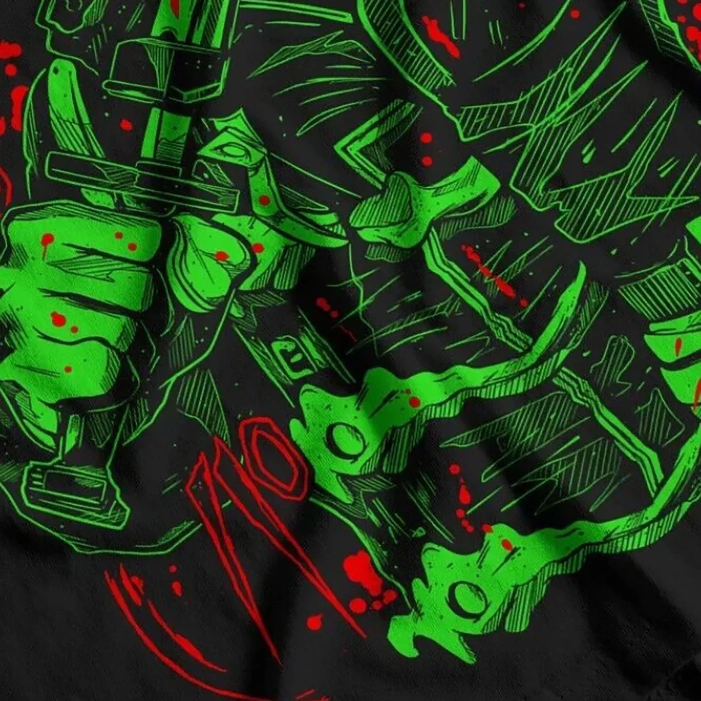 Afro Samurai: Aesthetic Anime T Shirt vintage Washed streetwear Unisex Soft Versatile fashion Stretched