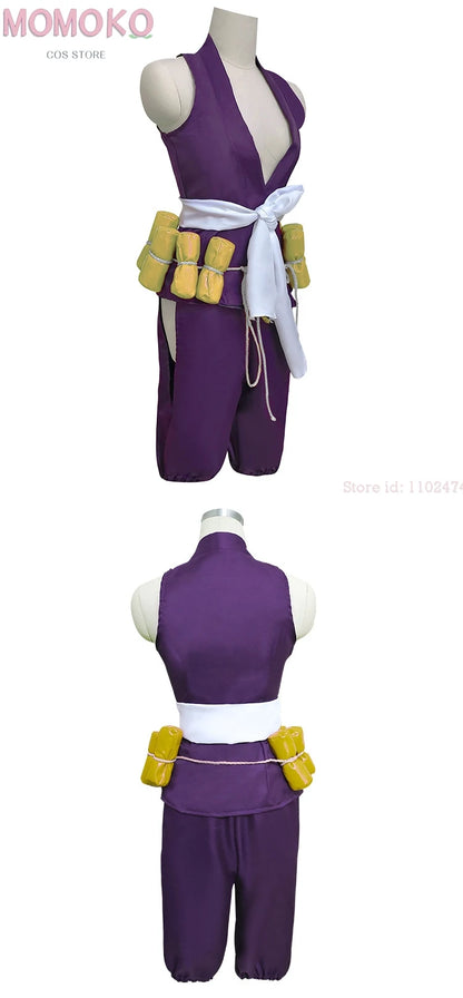 Hell's Paradise: Gakushu Maru Sasame Exiled Convicts Casual Cosplay Dress Black Ink Tattoo adulto mujer