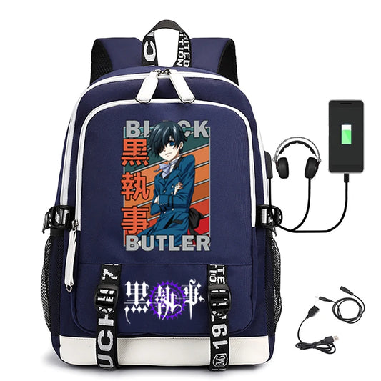 Black Butler: Unisex School Bag