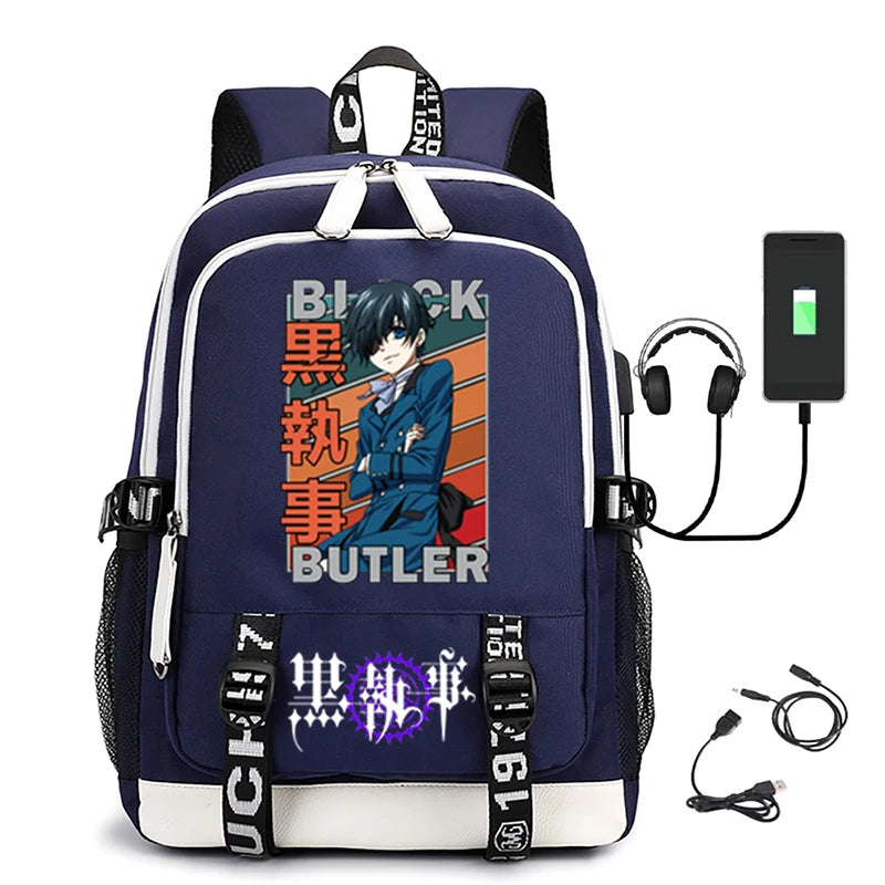 Black Butler: Unisex School Bag