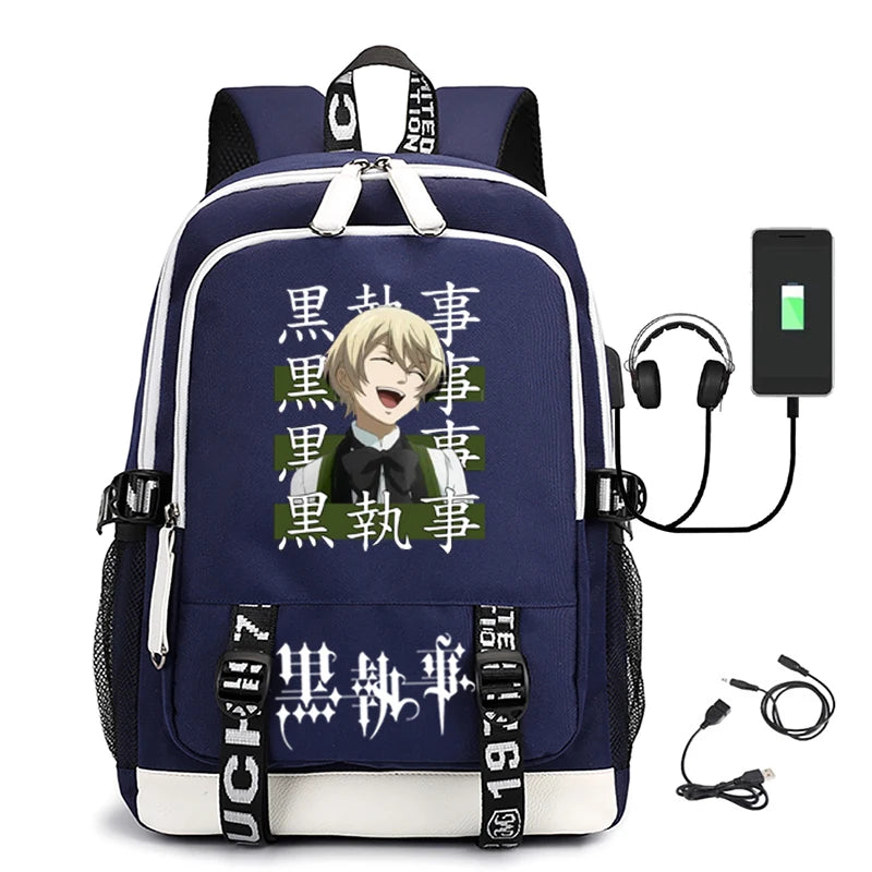 Black Butler: Unisex School Bag