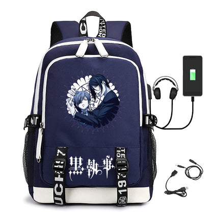 Black Butler: Unisex School Bag