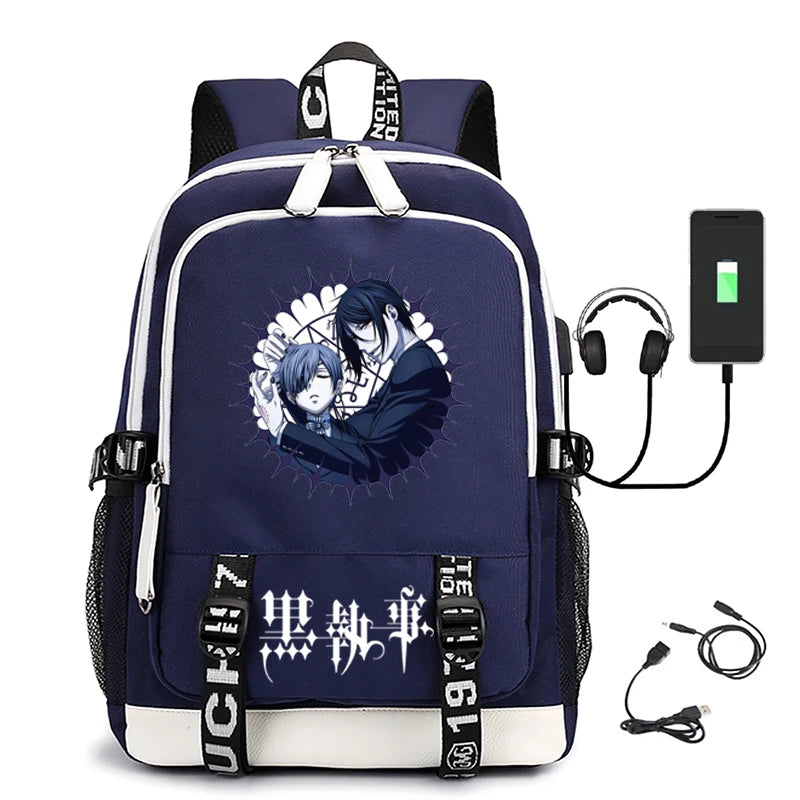 Black Butler: Unisex School Bag
