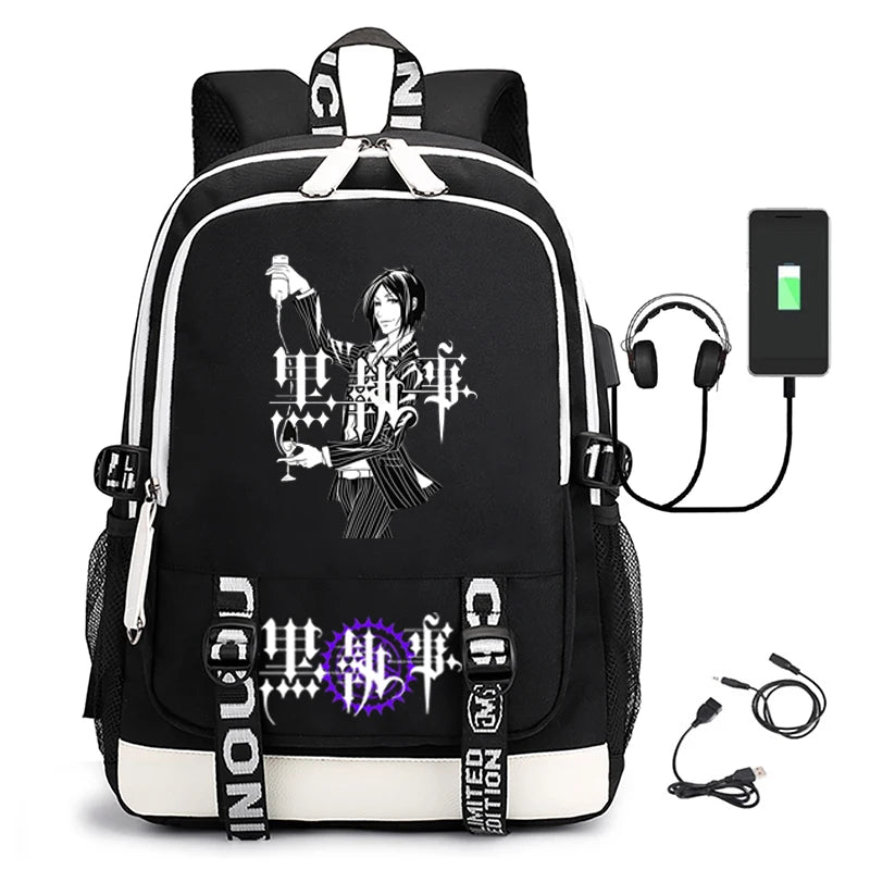 Black Butler: Unisex School Bag
