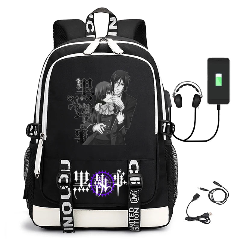 Black Butler: Unisex School Bag