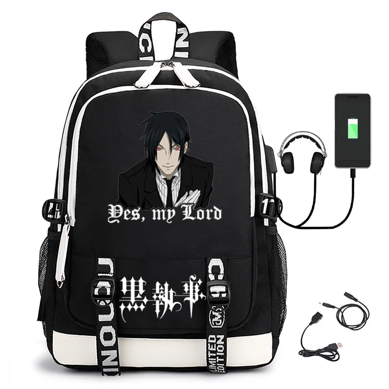Black Butler: Unisex School Bag