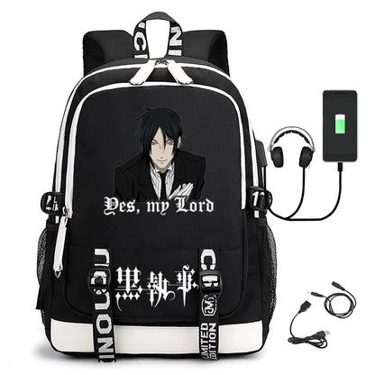 Black Butler: Unisex School Bag