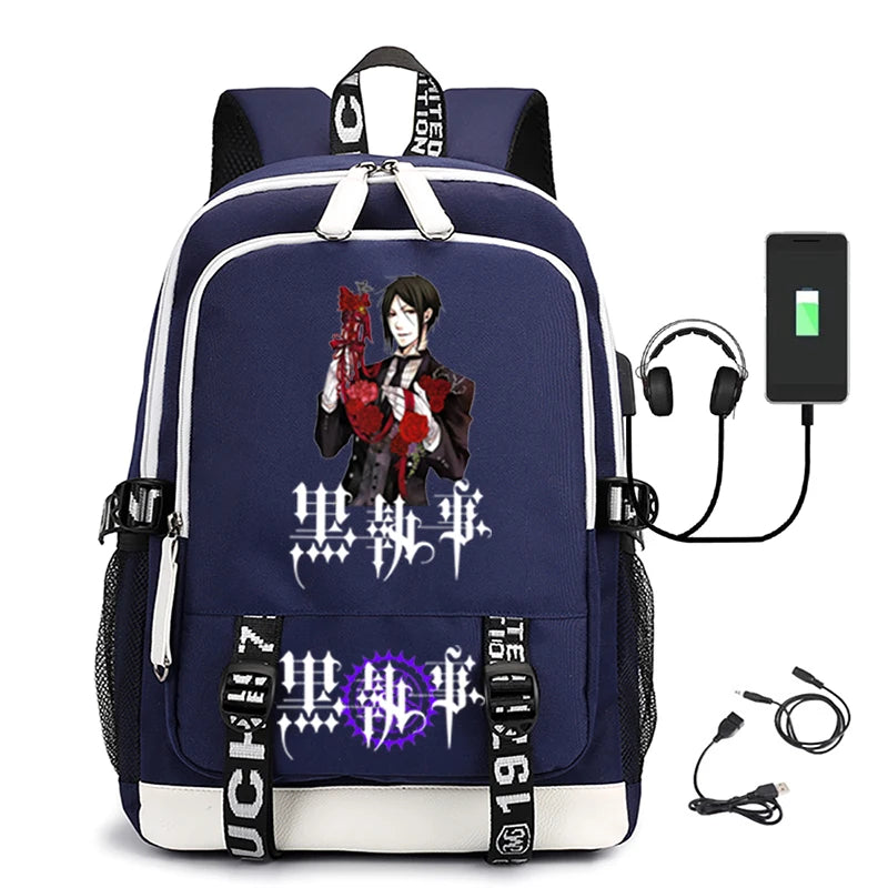 Black Butler: Unisex School Bag