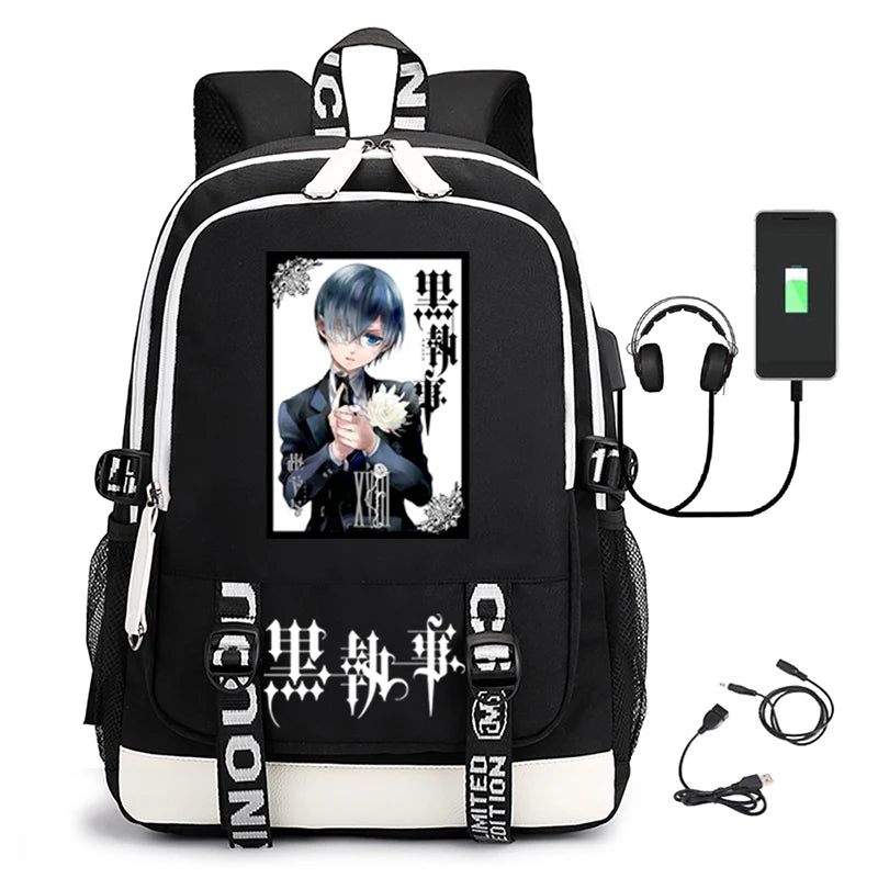 Black Butler: Unisex School Bag