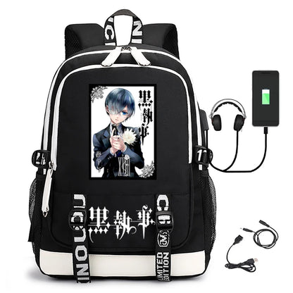 Black Butler: Unisex School Bag
