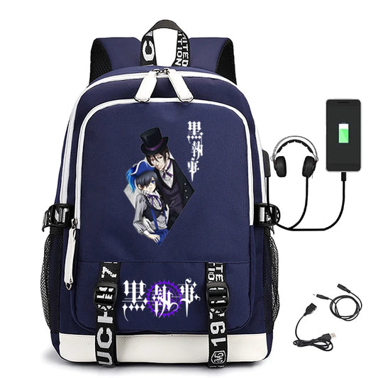 Black Butler: Unisex School Bag