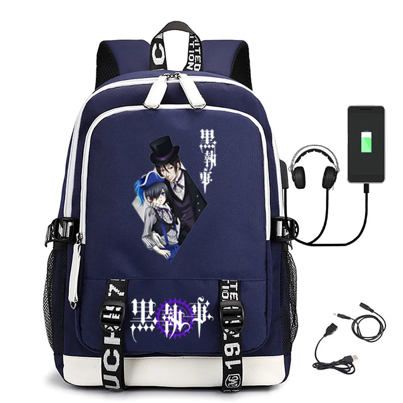 Black Butler: Unisex School Bag