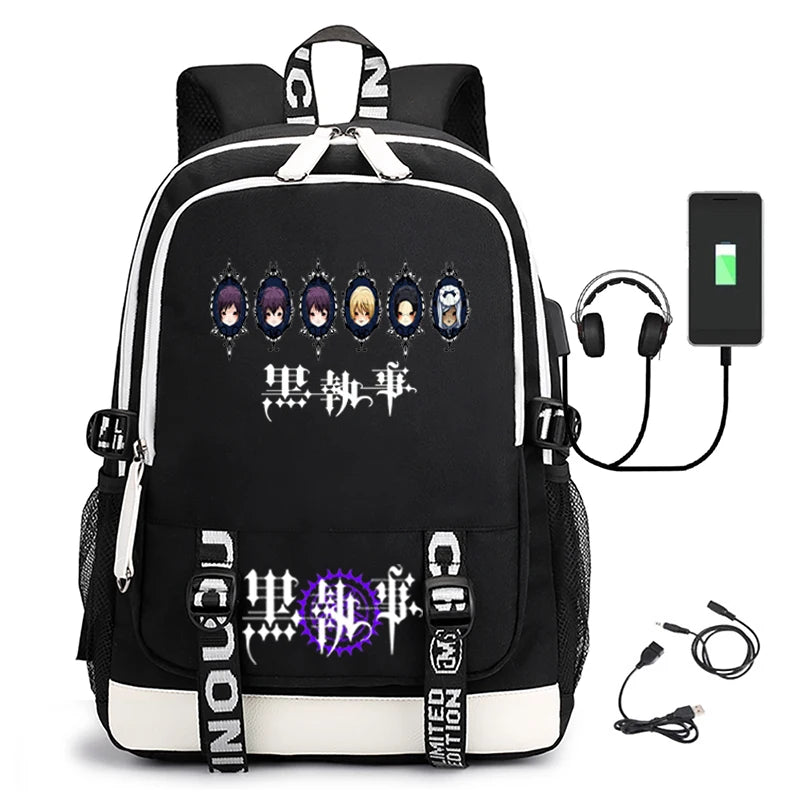 Black Butler: Unisex School Bag