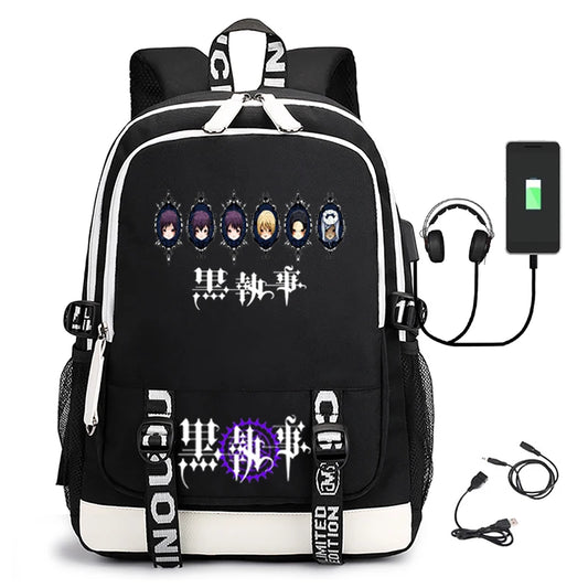 Black Butler: Unisex School Bag