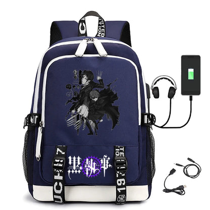 Black Butler: Unisex School Bag
