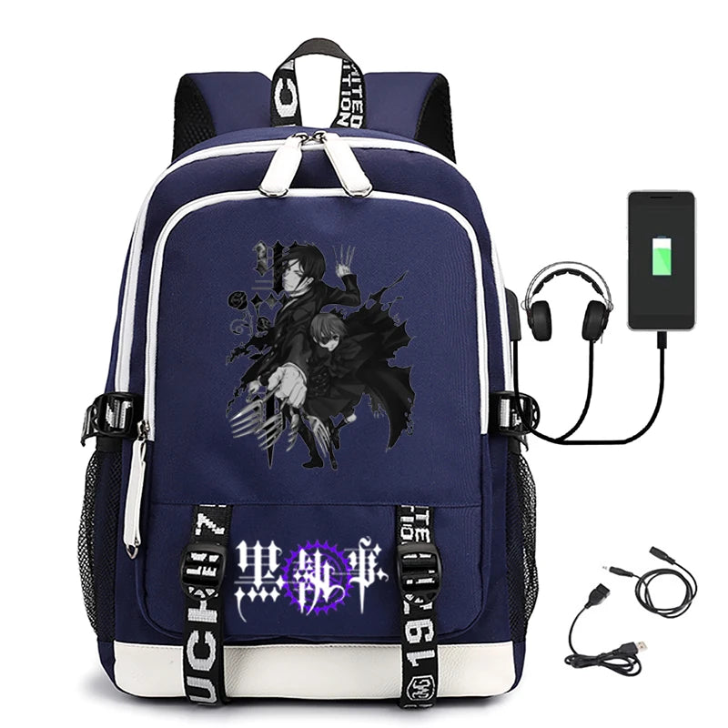 Black Butler: Unisex School Bag