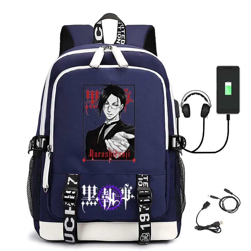 Black Butler: Unisex School Bag