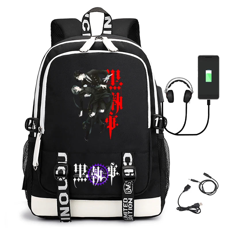 Black Butler: Unisex School Bag